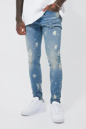 Skinny Stretch Painted Jeans