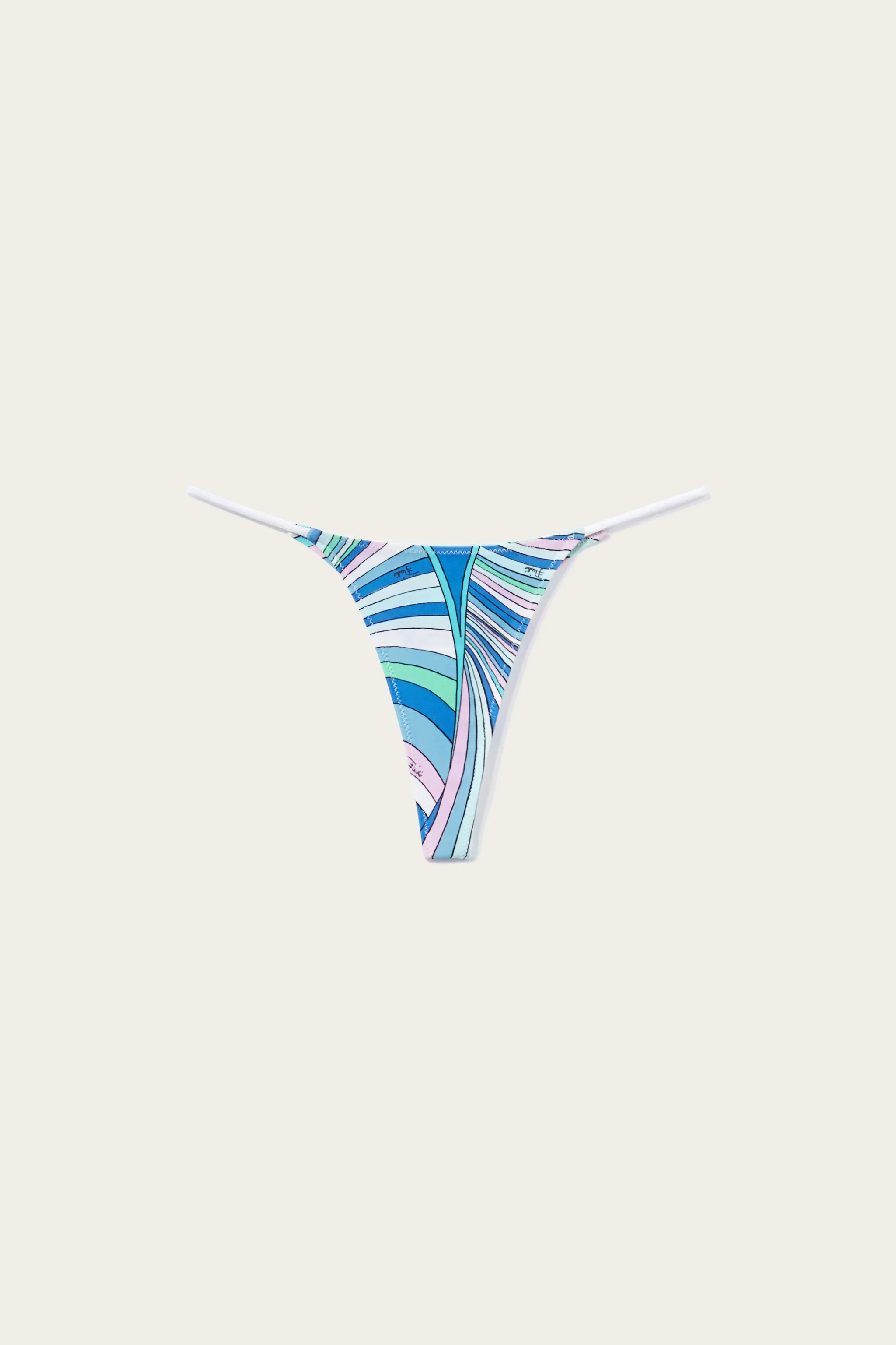 Slip bikini con stampa Iride