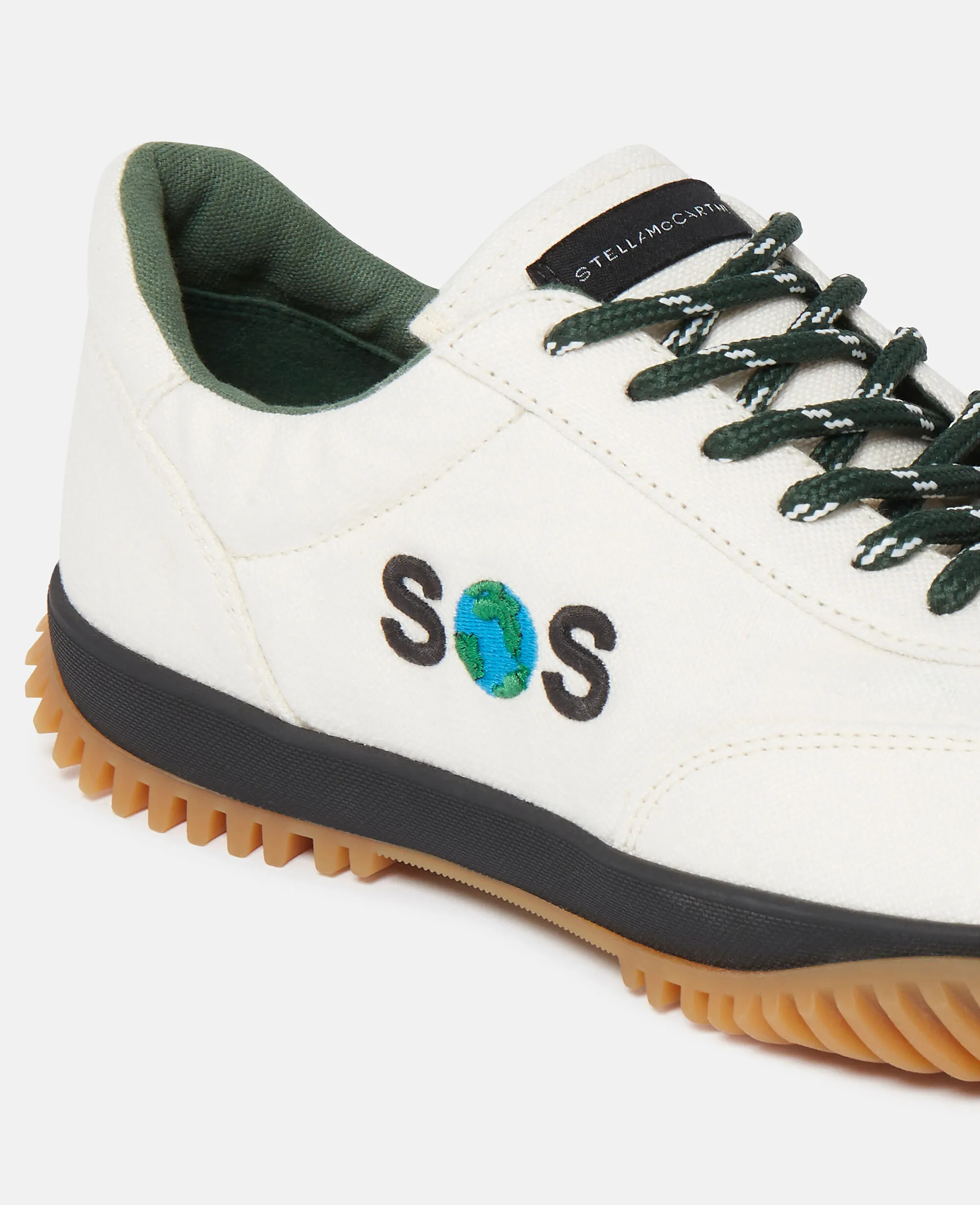 SOS Embroidered S-Wave Sport Trainers