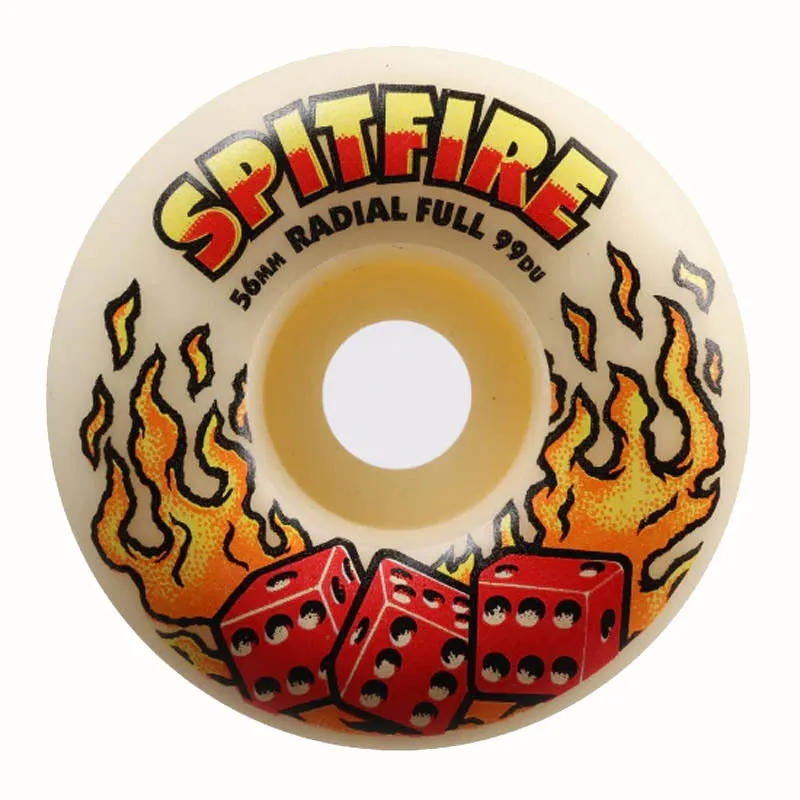 Spitfire Formula Four Skateboard Wheels F4 99 Hot Hand Radial Full Natural 56mm