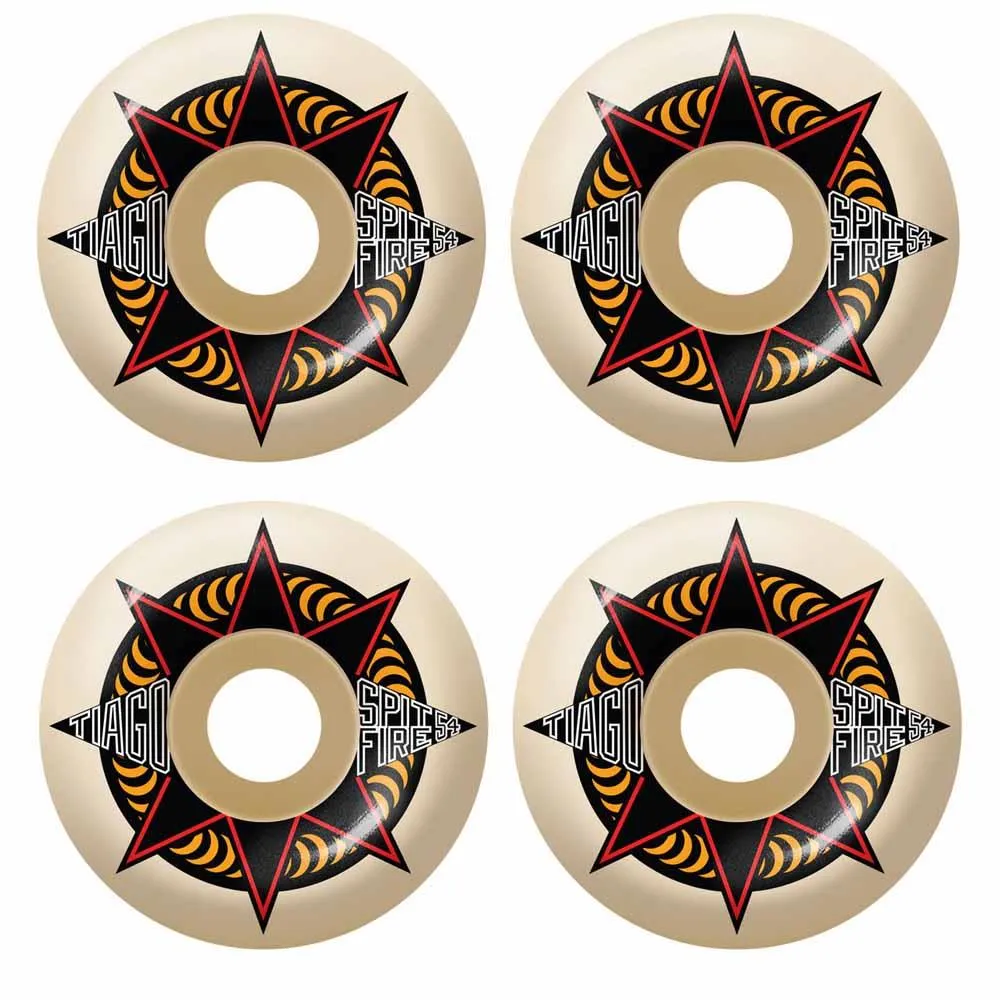 Spitfire Formula Four Skateboard Wheels F4 99 Tiago Sure Shot Classic 54mm