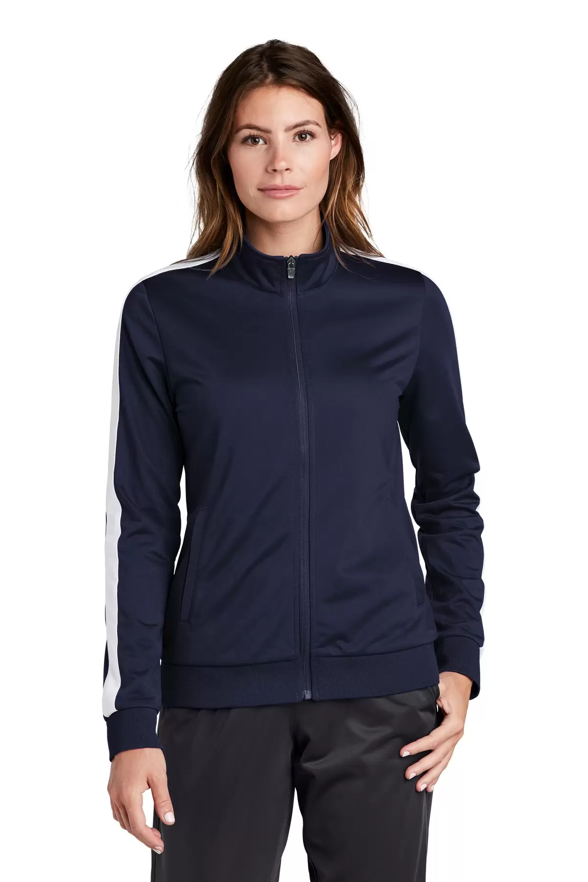 Sport Tek LST94 Sport-Tek    Ladies Tricot Track Jacket SKU: LST94