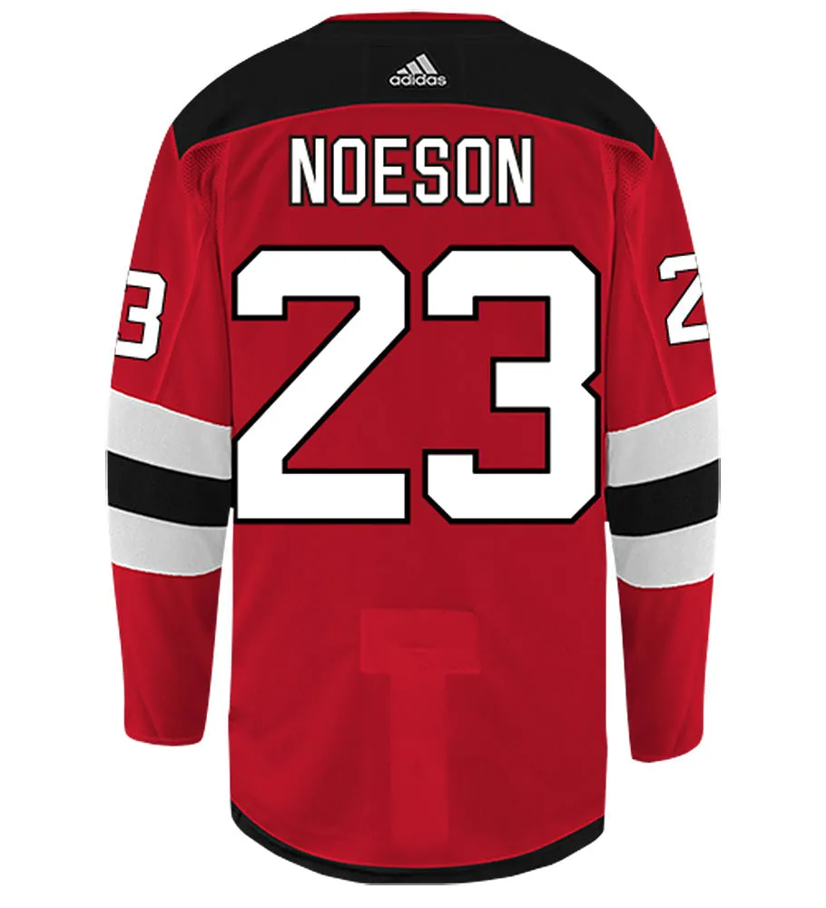 Stefan Noesen New Jersey Devils Adidas Authentic Home NHL Hockey Jersey     