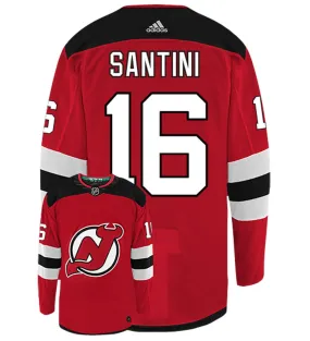 Steven Santini New Jersey Devils Adidas Authentic Home NHL Hockey Jersey     