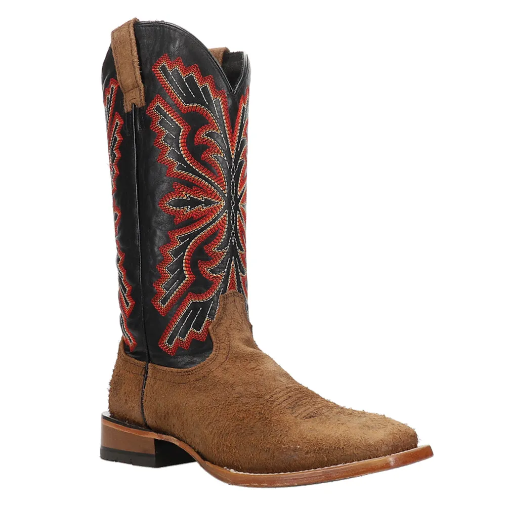 Sting Embroidered Square Toe Cowboy Boots