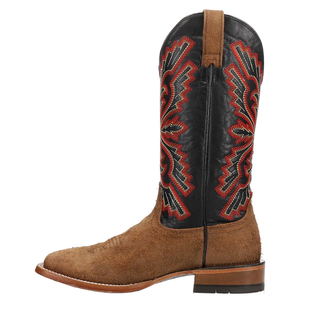 Sting Embroidered Square Toe Cowboy Boots