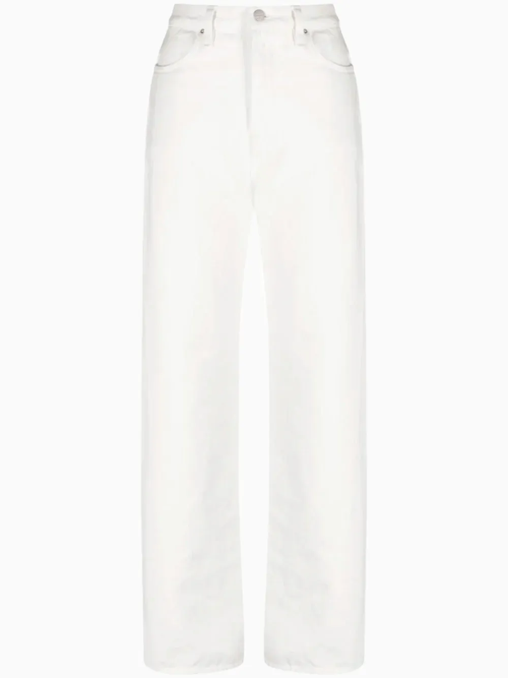 Straight-leg cotton jeans