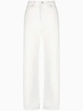 Straight-leg cotton jeans