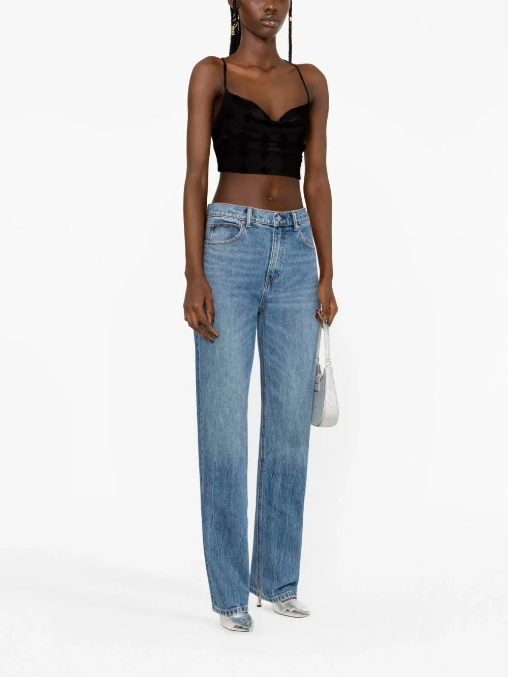 Straight-leg jeans