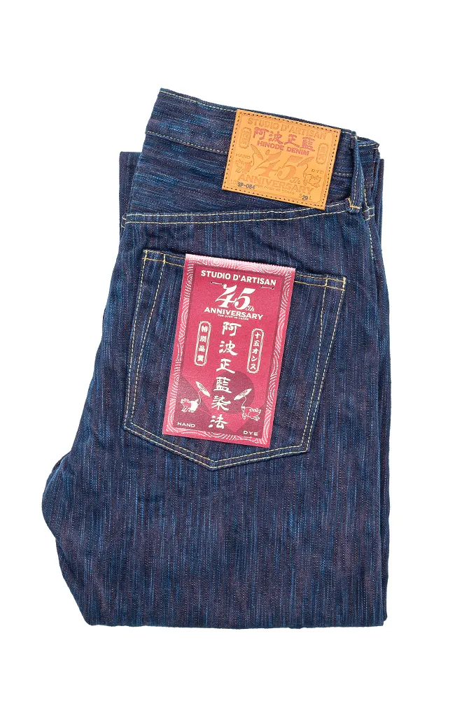 Studio D’Artisan 45th Anniversary Special Edition Jeans - HINODE AWA NATURAL INDIGO