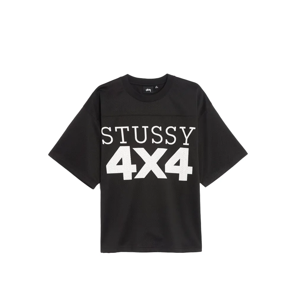 Stussy 4X4 Mesh Football Jersey Black 1140329_BLK