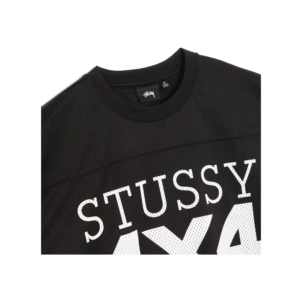 Stussy 4X4 Mesh Football Jersey Black 1140329_BLK