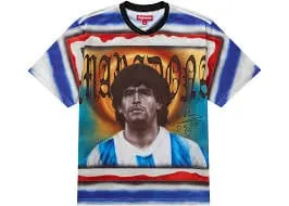 Supreme Maradona Soccer Jersey Multicolor