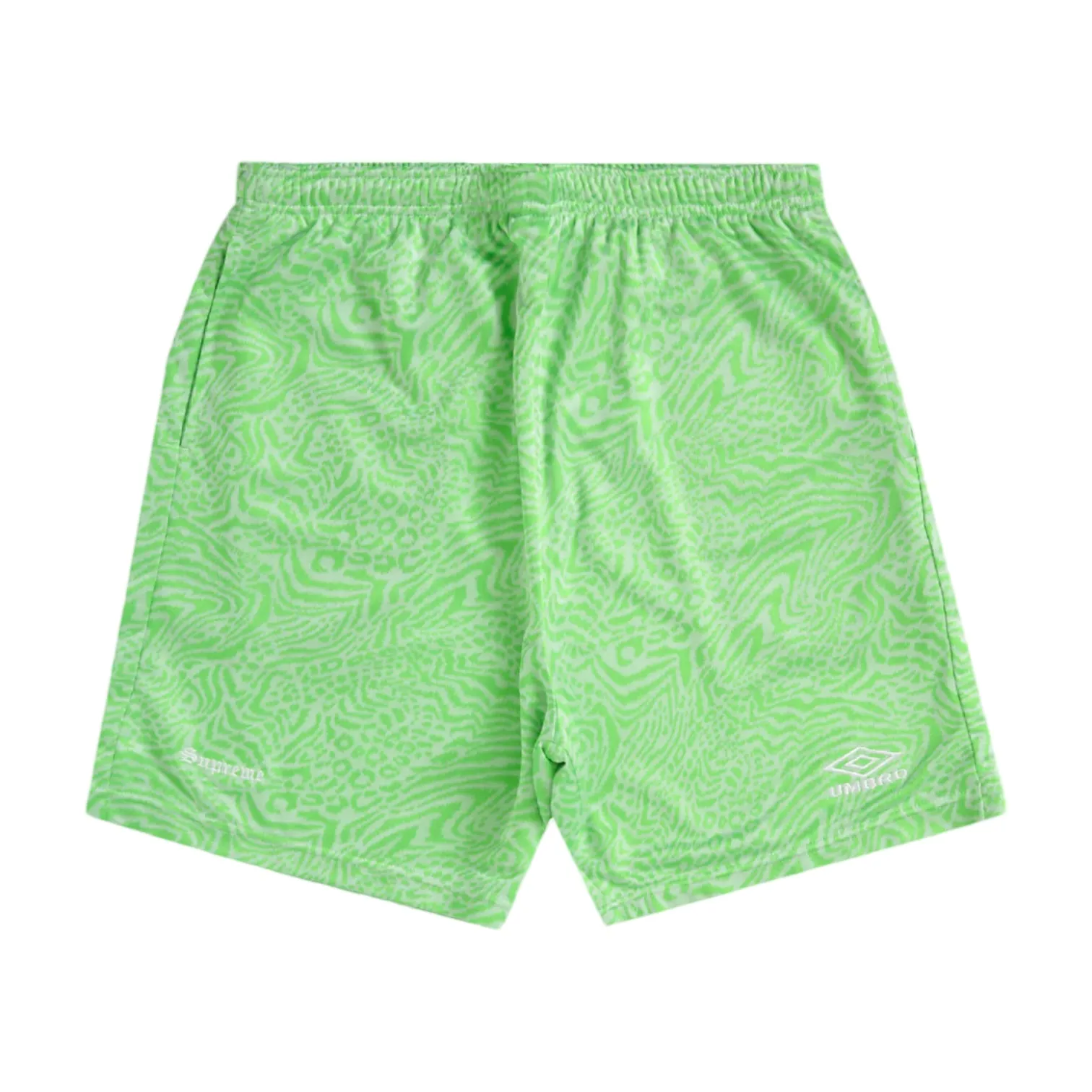 Supreme Umbro Jacquard Animal Print Soccer Short White