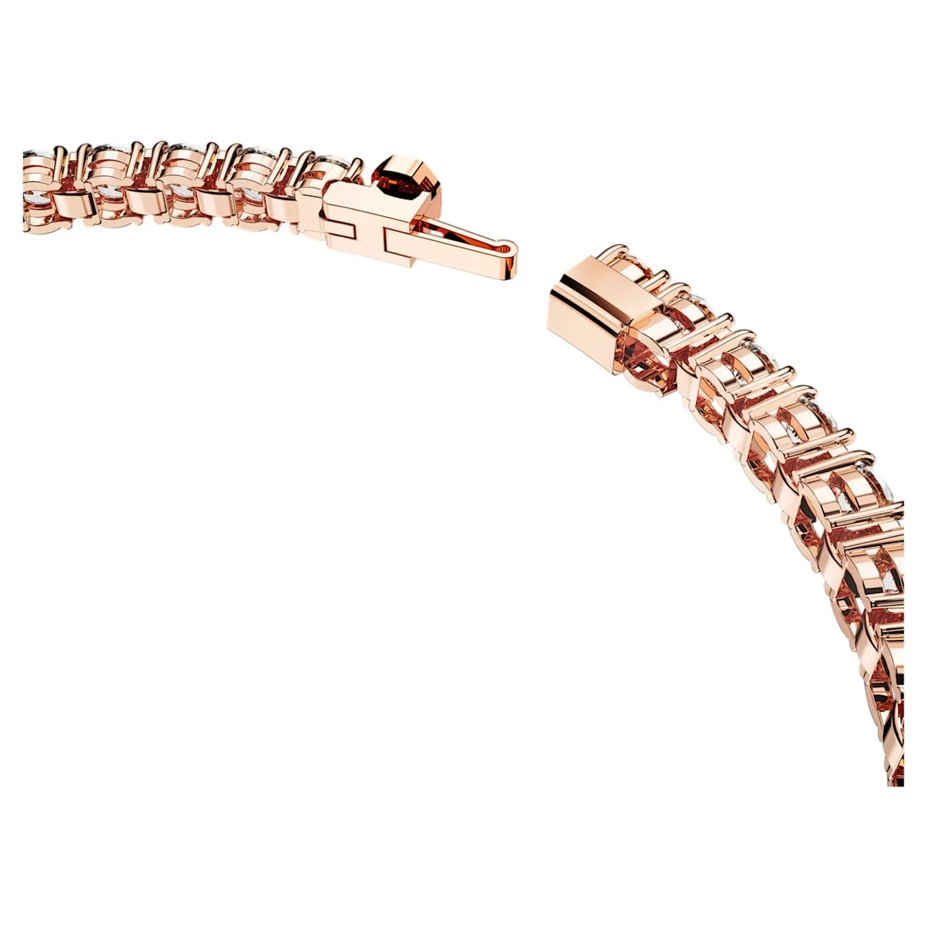 Swarovski Matrix Rose Gold Tone Tennis Bracelet