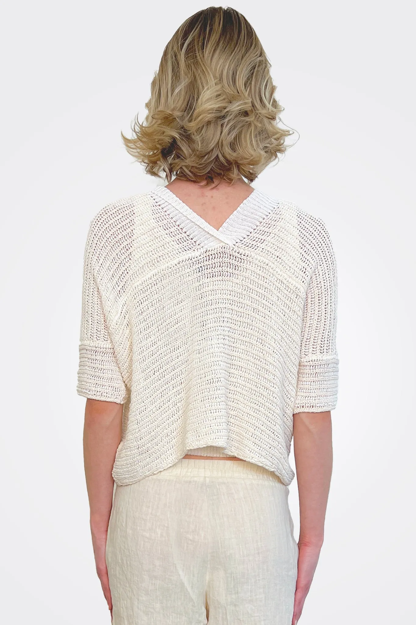 Sweater Knit Cardigan - Natural