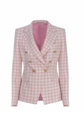 TAGLIATORE Double-breasted jacket Tagliatore J-Alycia made of houndstooth