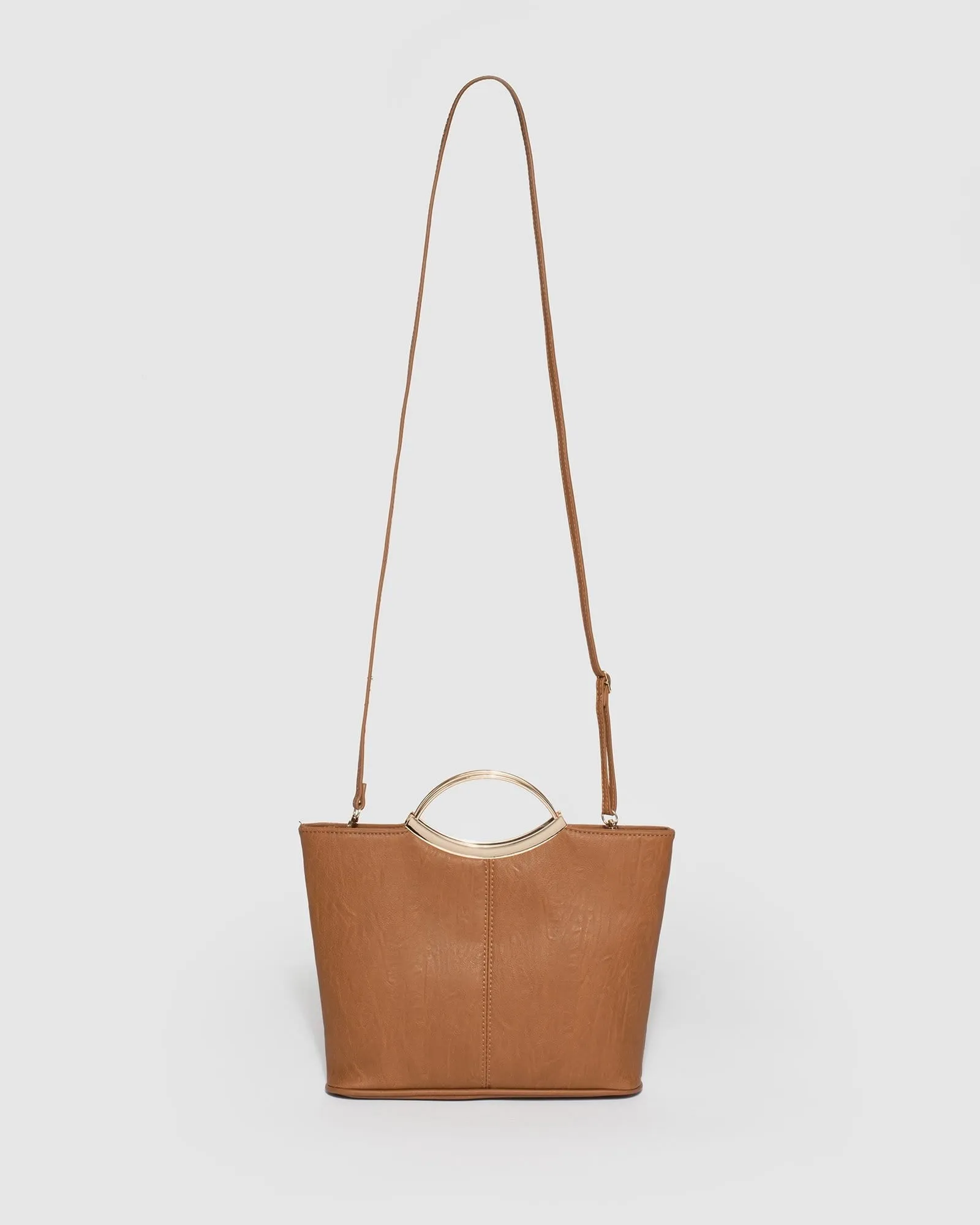 Tan Jessie Clutch Bag