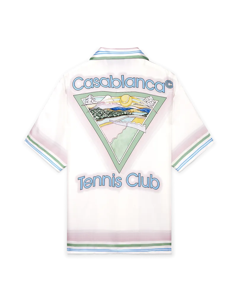 --Tennis Club Icon Silk Shirt-