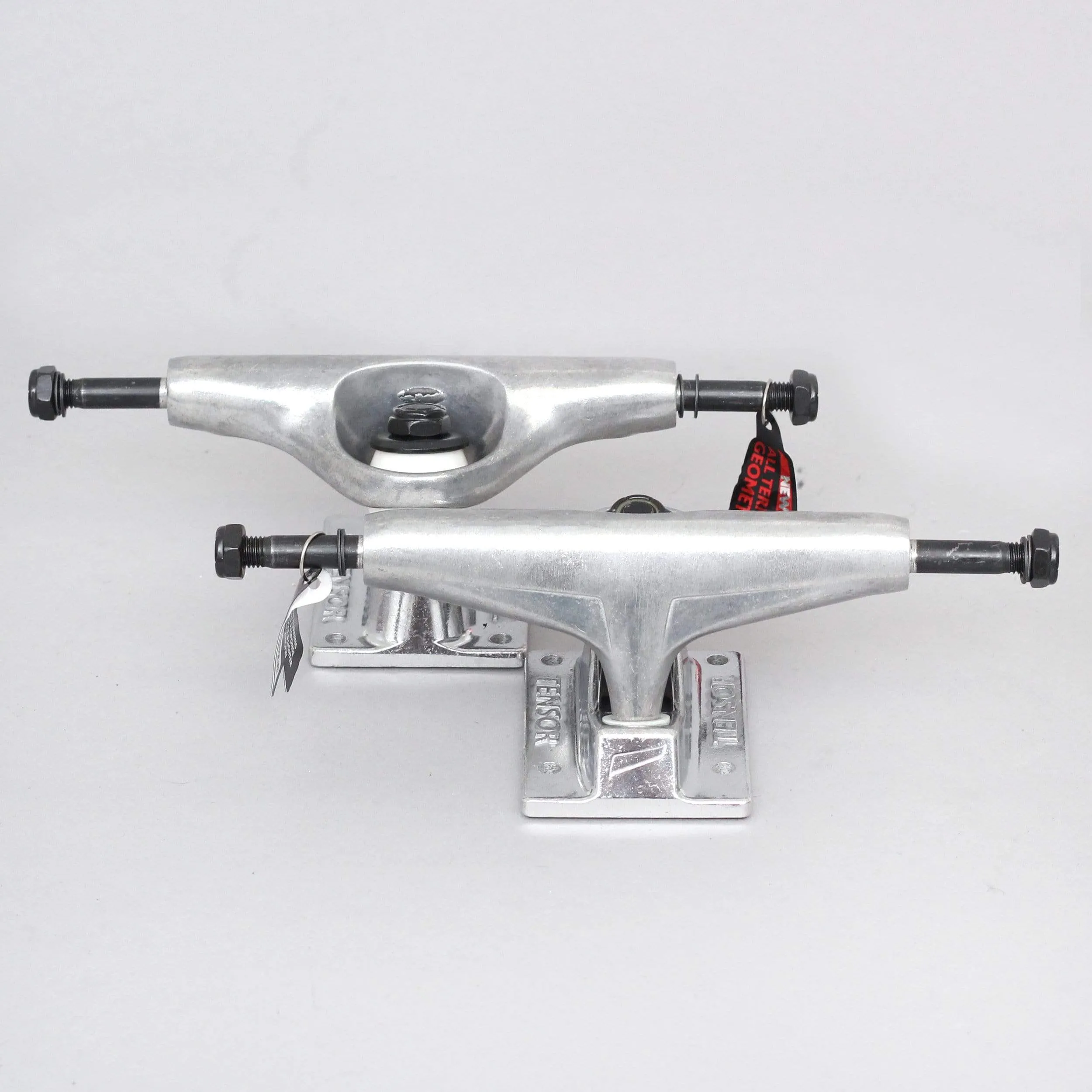 Tensor 5.5 Aluminium Skateboard Trucks Raw Finish (Pair)