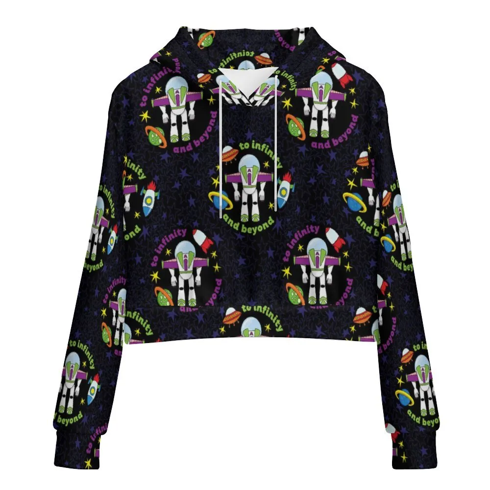 To Infinity And Beyond Women's Cropped Hoodie