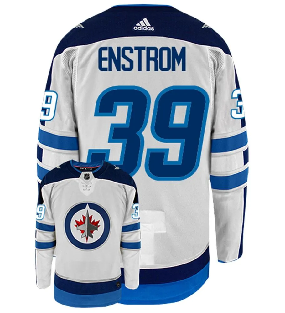 Toby Enstrom Winnipeg Jets Adidas Authentic Away NHL Hockey Jersey     