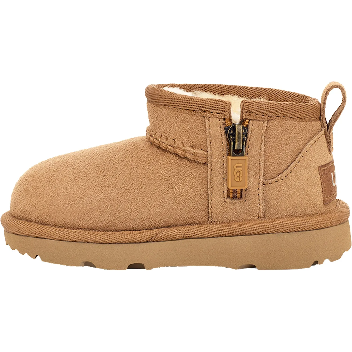 Toddlers' UGG Classic Ultra Mini Chestnut Sheepskin