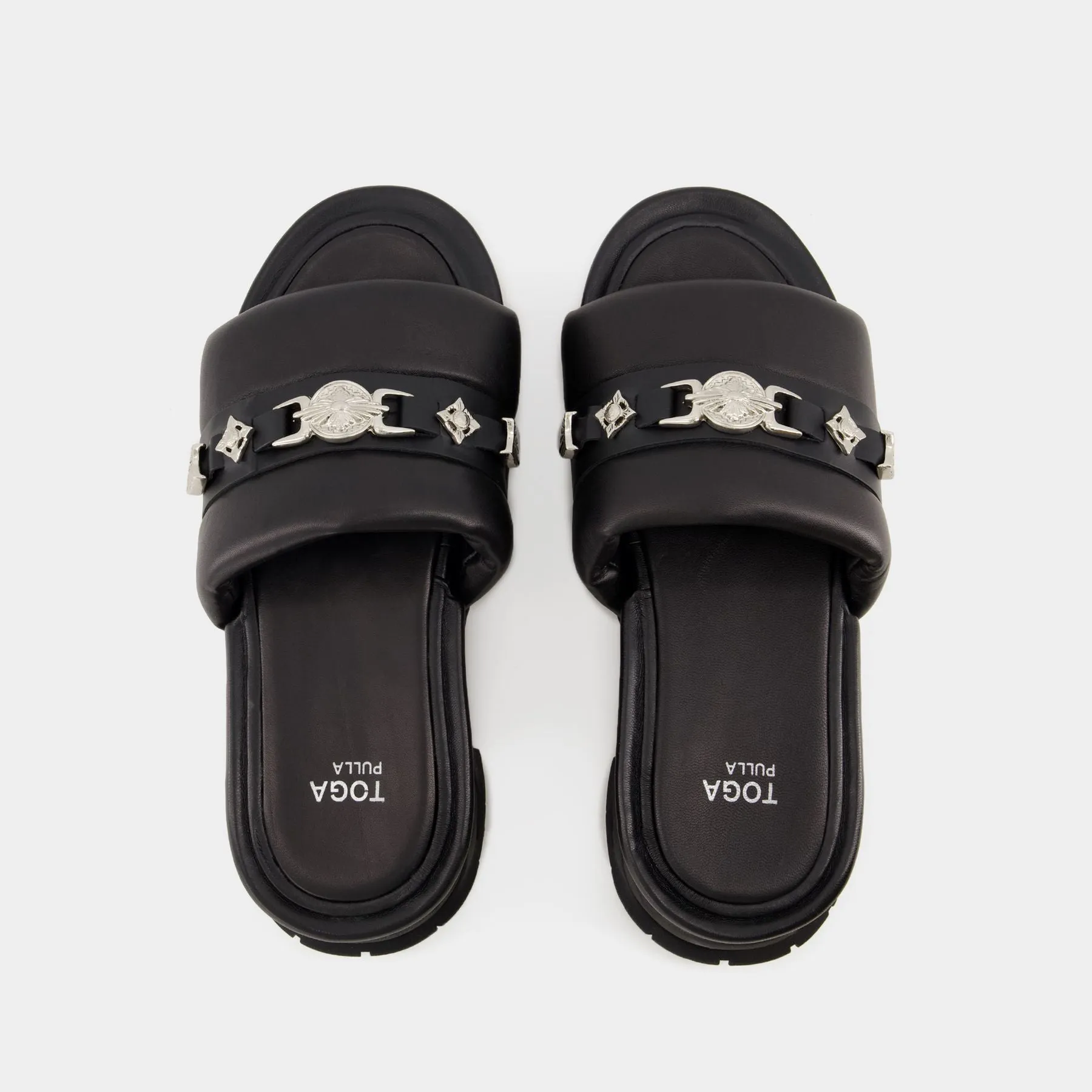 Toga Pulla  Aj1315 Sandals - Toga Pulla - Leather - Black