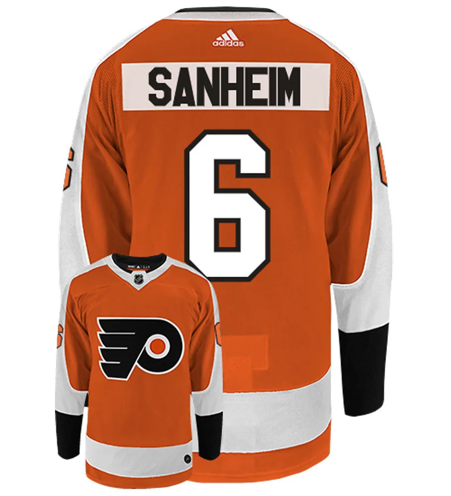 Travis Sanheim Philadelphia Flyers Adidas Authentic Home NHL Hockey Jersey     