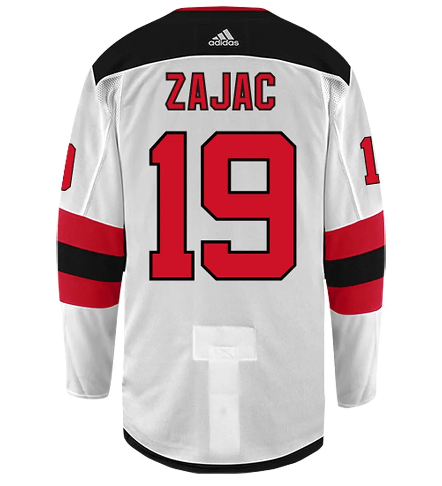 Travis Zajac New Jersey Devils Adidas Authentic Away NHL Hockey Jersey     