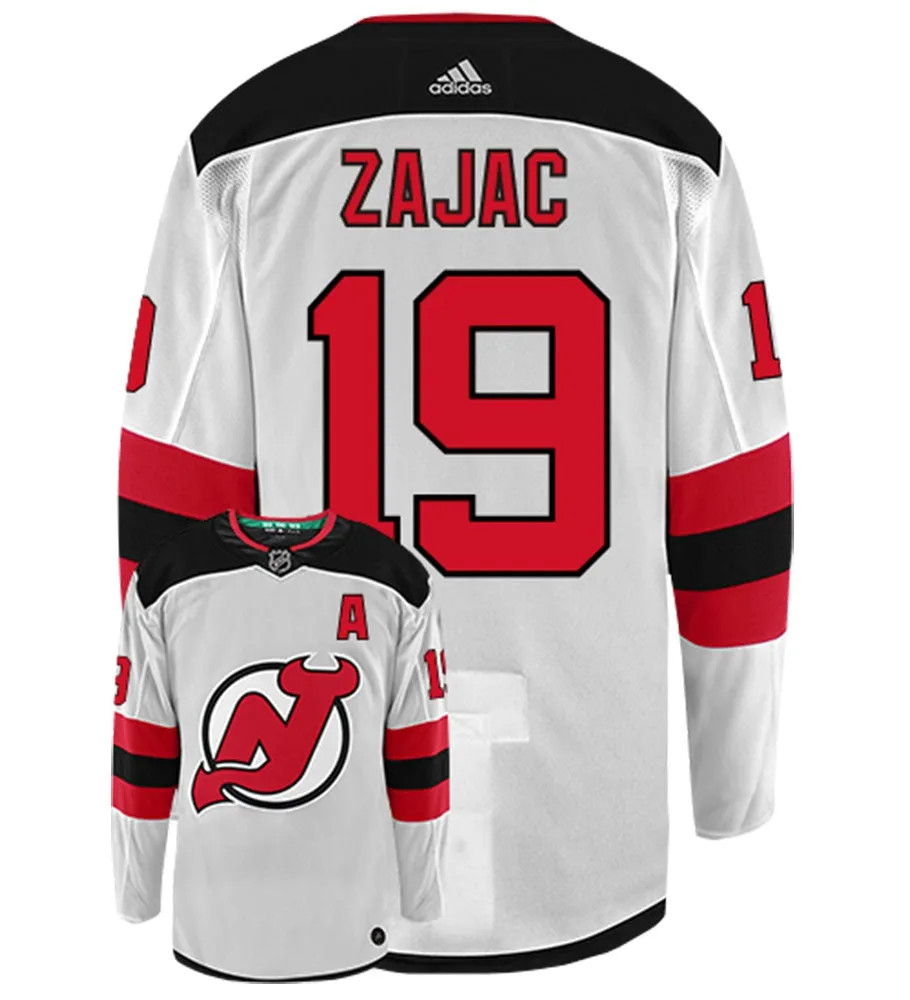 Travis Zajac New Jersey Devils Adidas Authentic Away NHL Hockey Jersey     