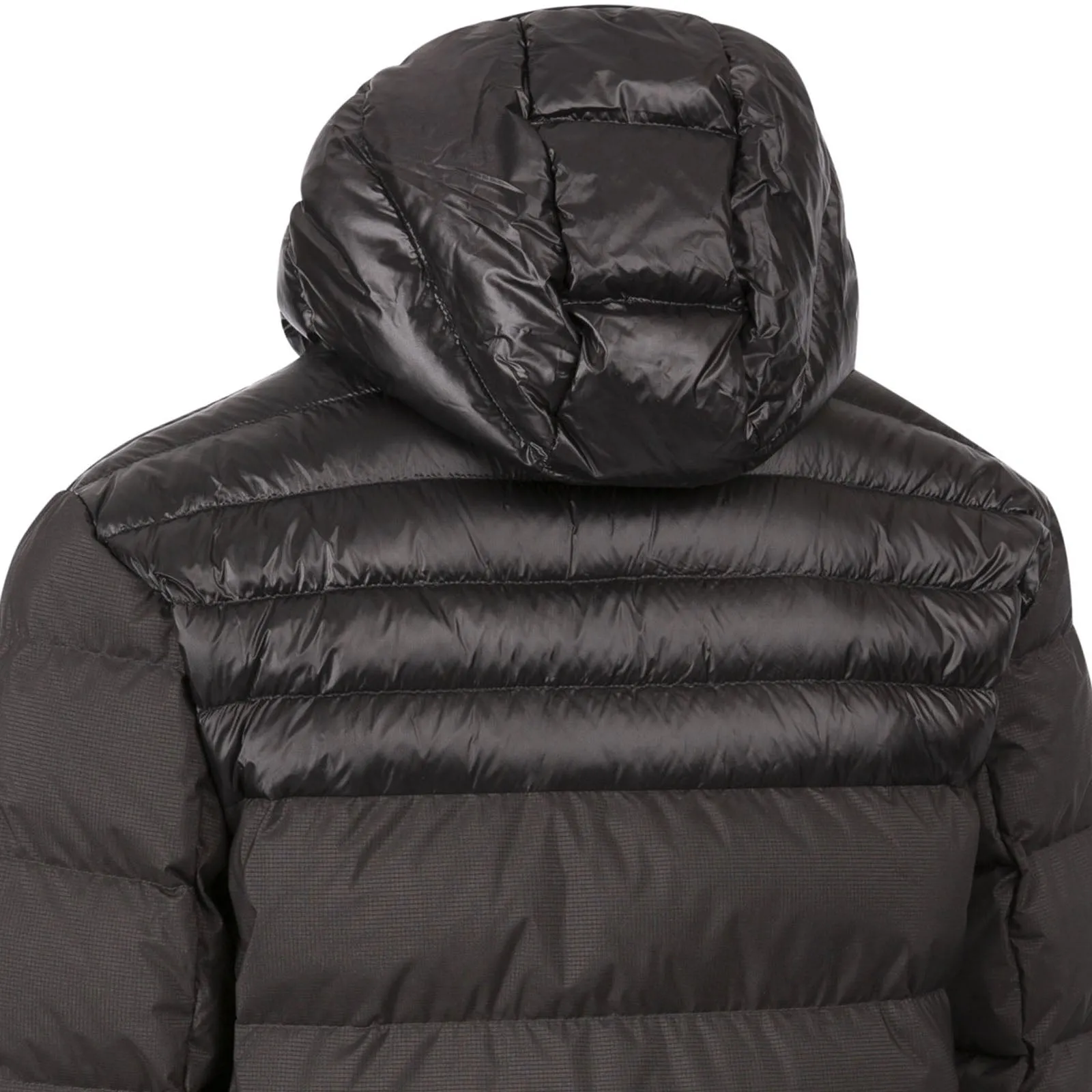 Trespass Mens Tacker Hooded Padded Down Jacket - Black