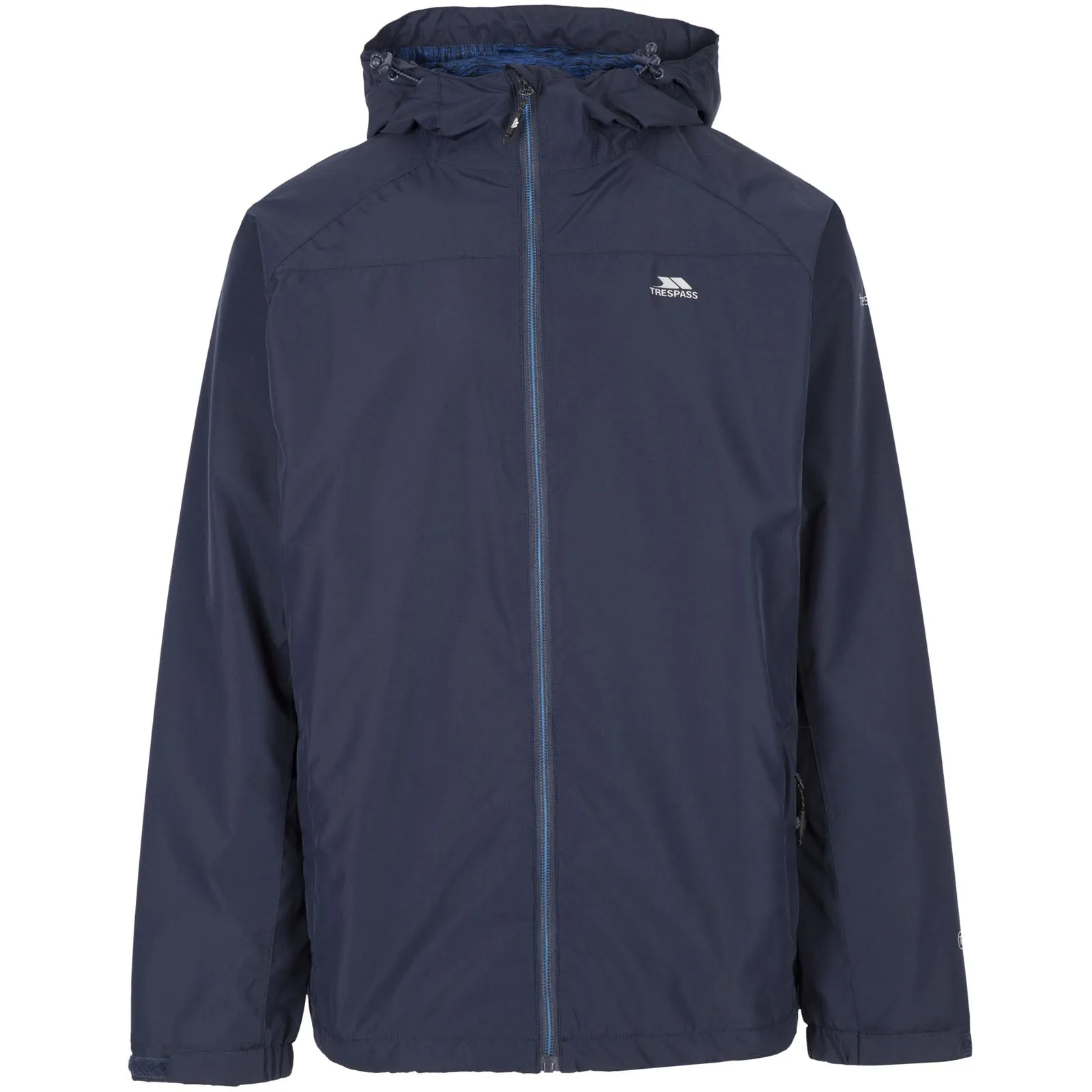 Trespass Mens Tarrant Waterproof Rain Jacket - Navy - L