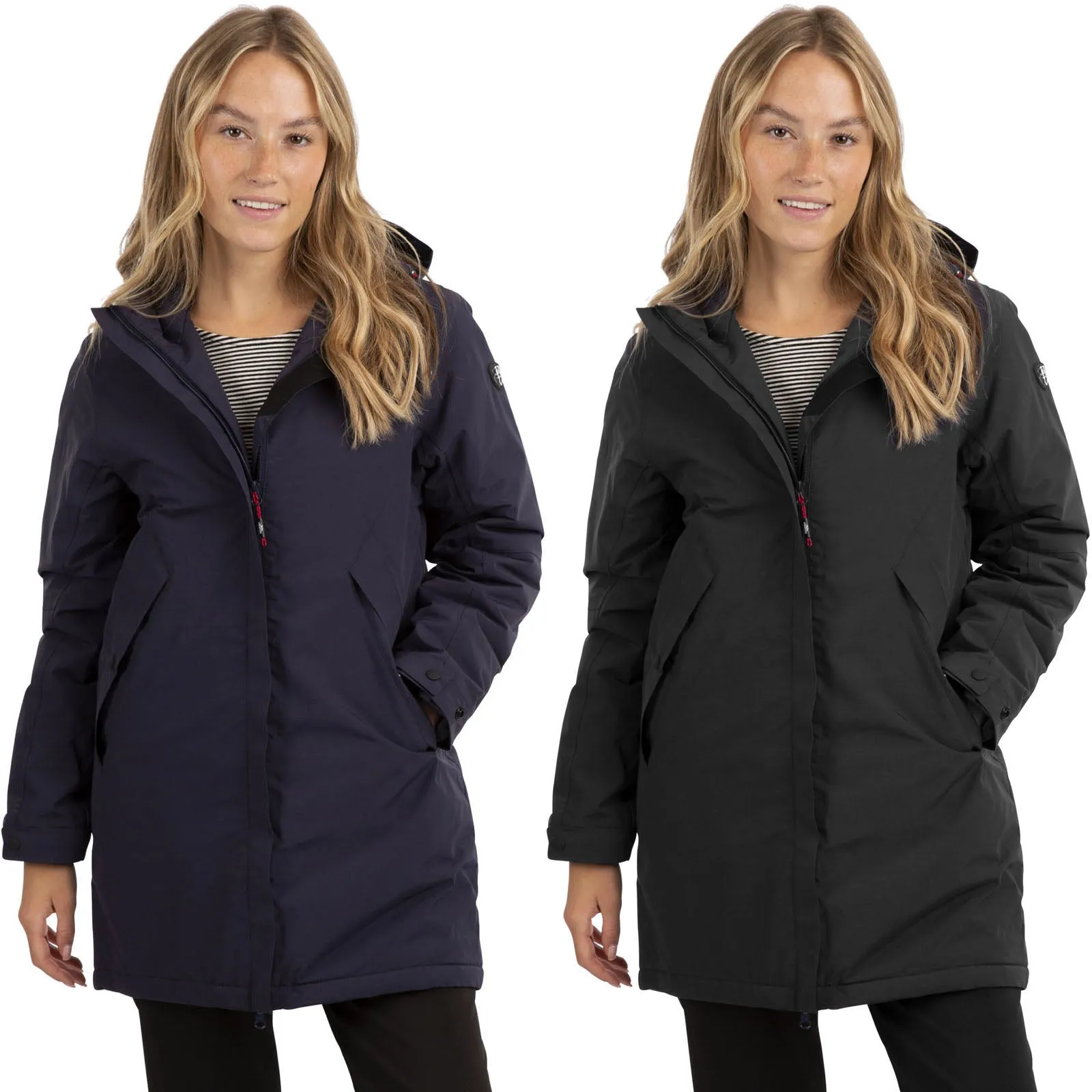 Trespass Womens TP75 Overcast Hooded Waterproof Jacket