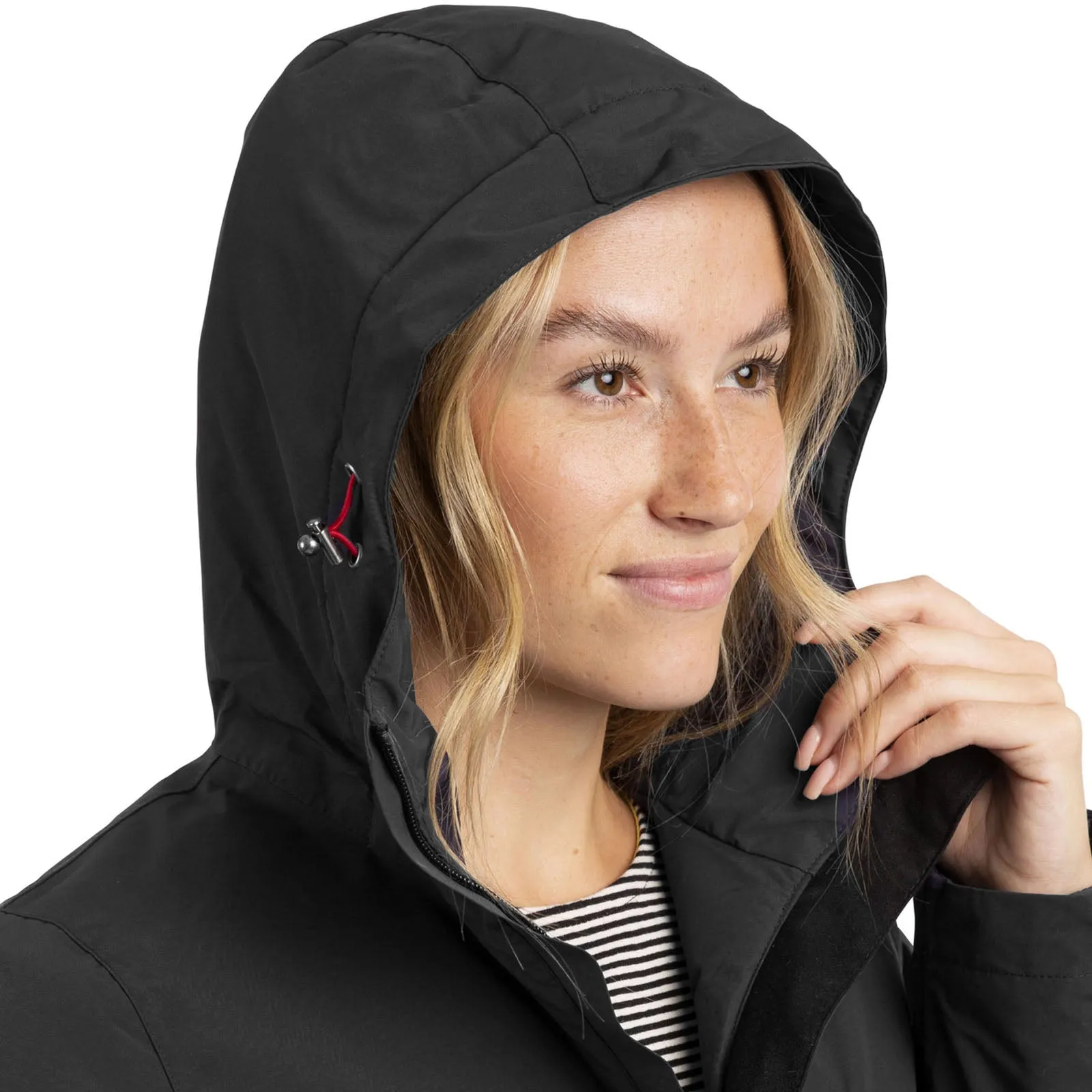 Trespass Womens TP75 Overcast Hooded Waterproof Jacket