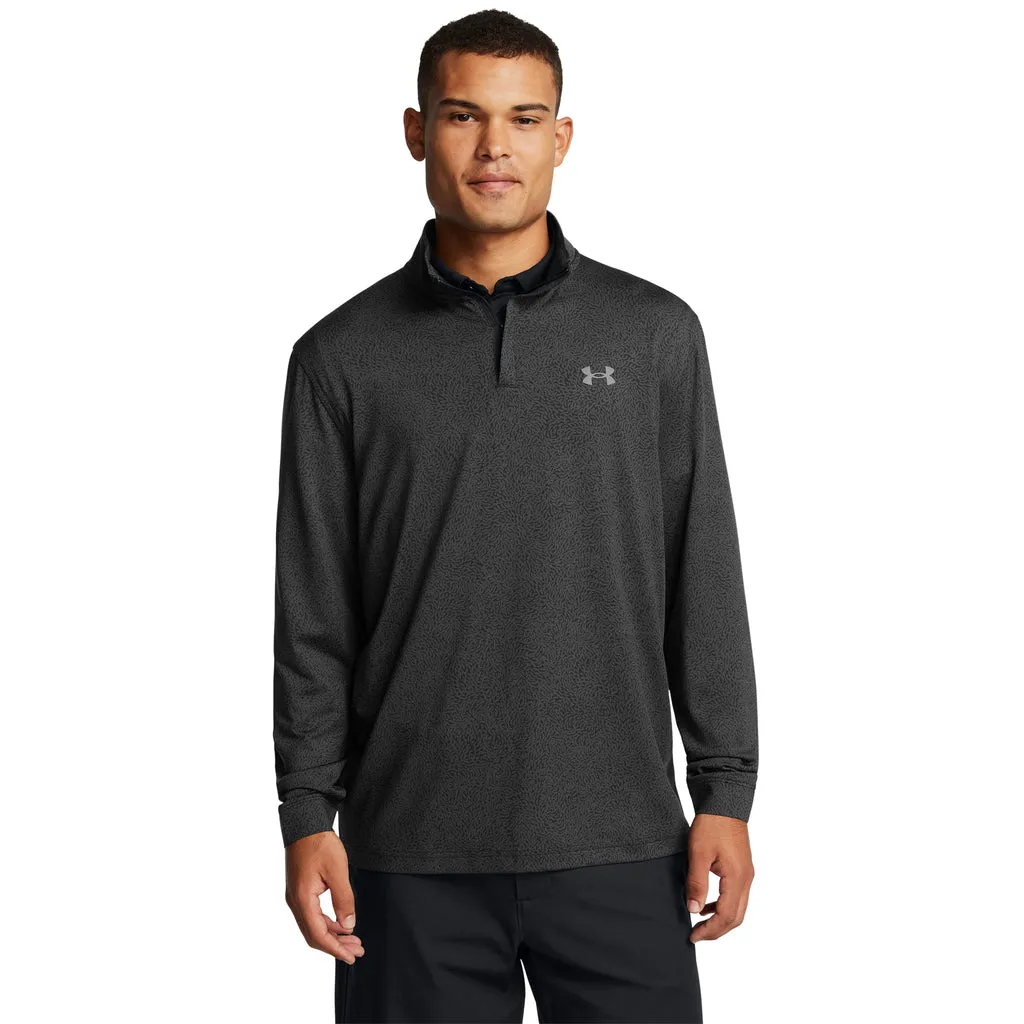 UA Playoff Printed 1/4 Zip Golf Top