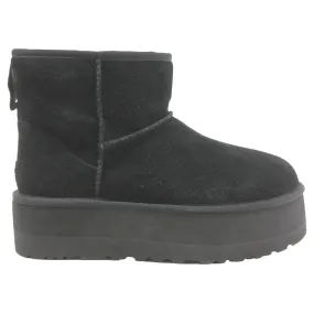 Ugg Classic Mini Platform 1134991 - BLK Suede Womens Boots