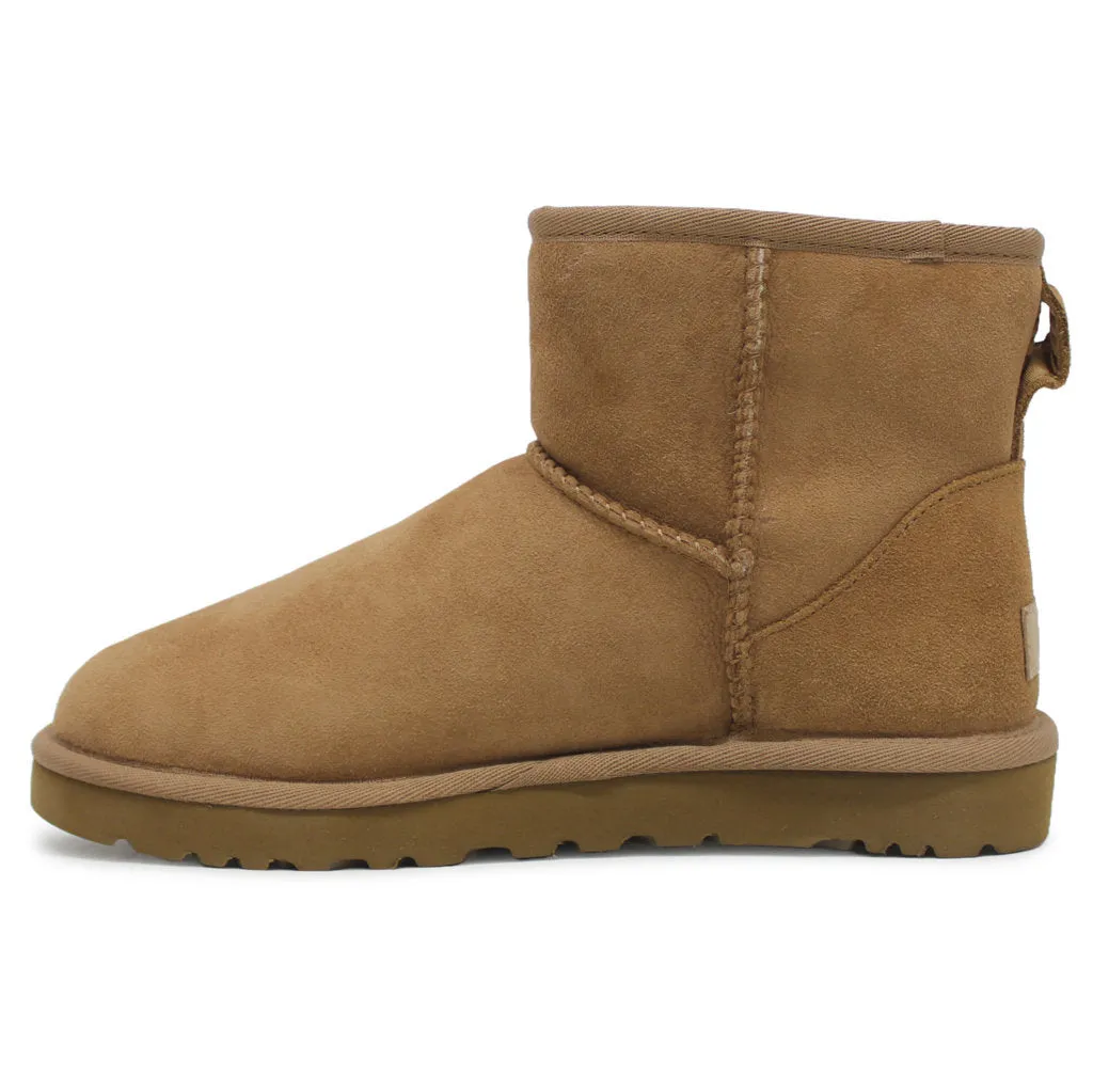 Ugg Womens Boots Classic Mini II Casual Pull-On Ankle Suede - UK 8