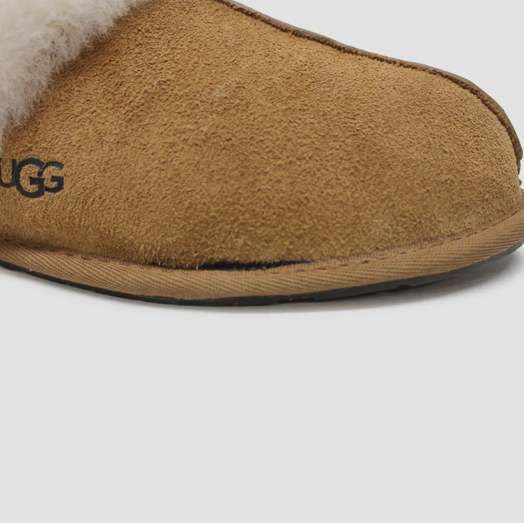 Ugg Womens Sandals Scuffette II Casual Slip-On Open-back Suede Leather - UK 5