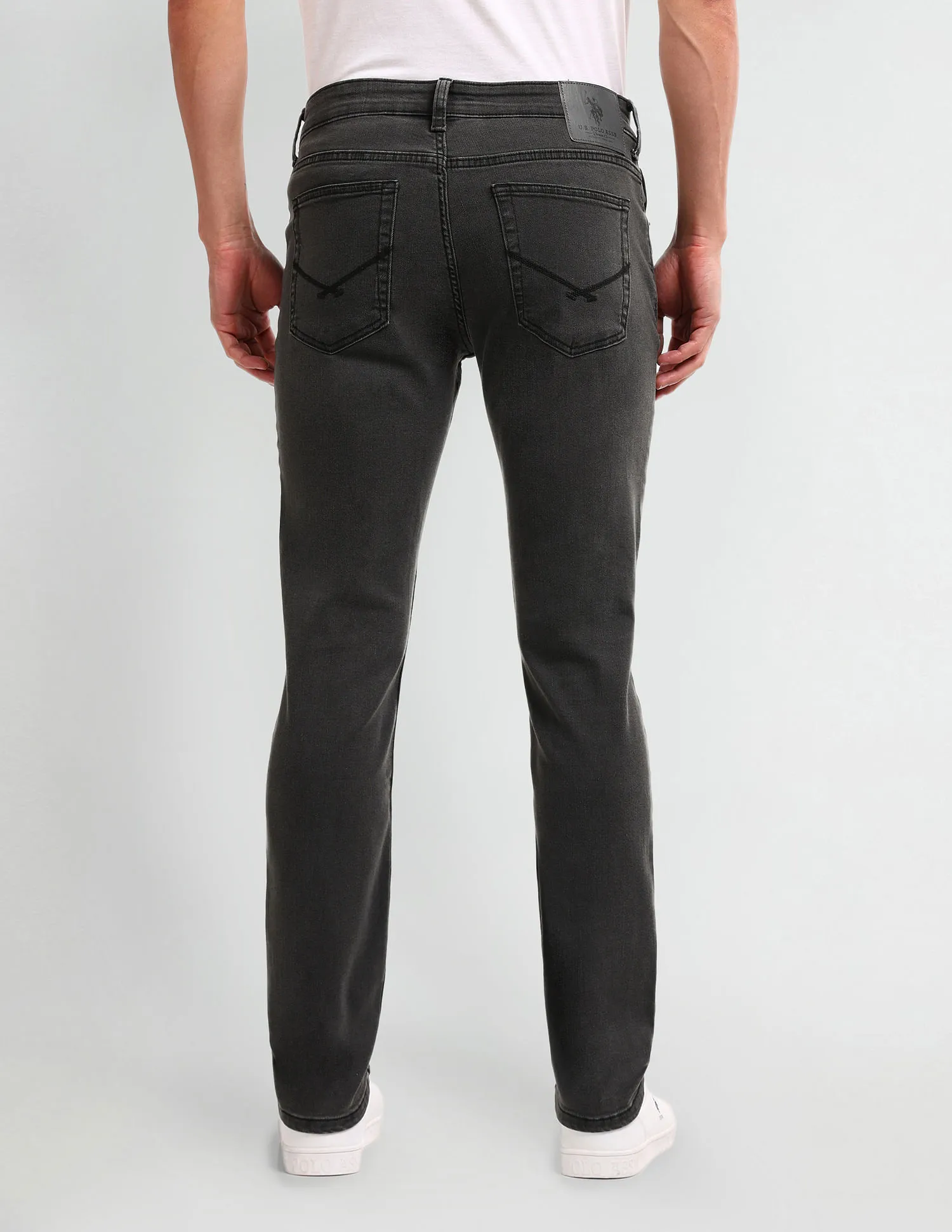 U.S. Polo Assn. Denim Co. Brandon Slim Tapered Black Jeans