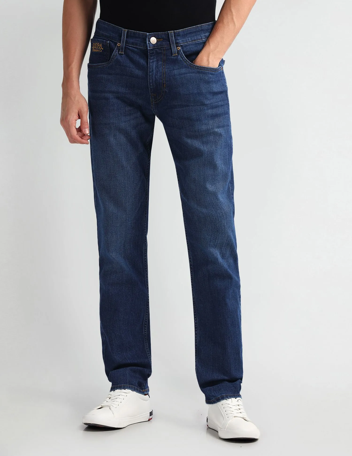 U.S. Polo Assn. Denim Co. Brandon Slim Tapered Fit Blue Jeans