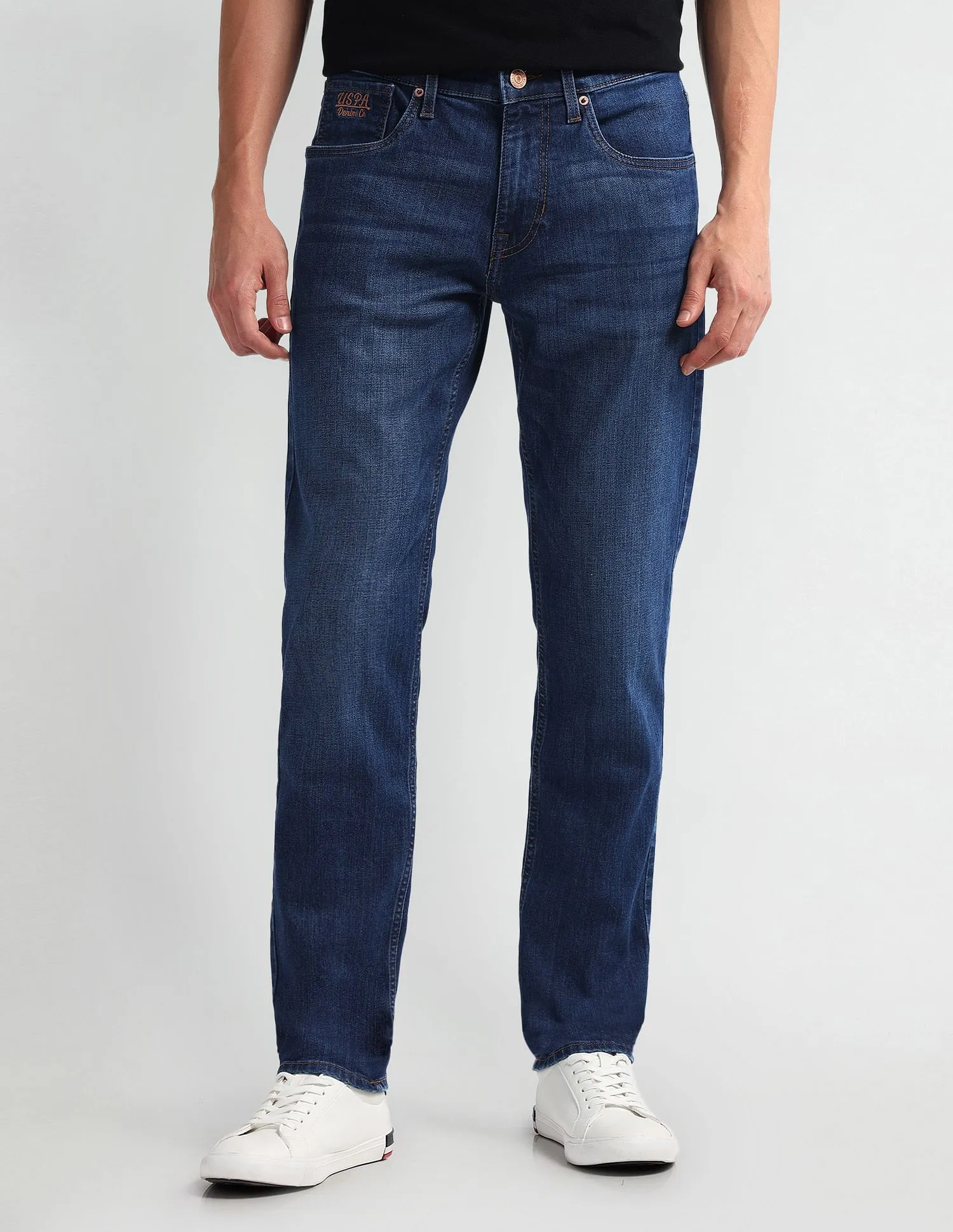 U.S. Polo Assn. Denim Co. Brandon Slim Tapered Fit Blue Jeans