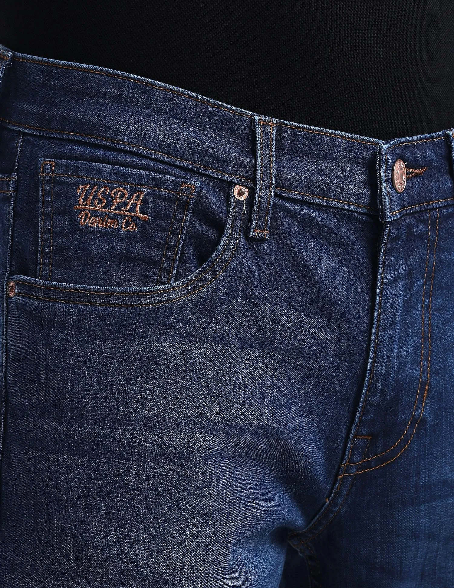 U.S. Polo Assn. Denim Co. Brandon Slim Tapered Fit Blue Jeans