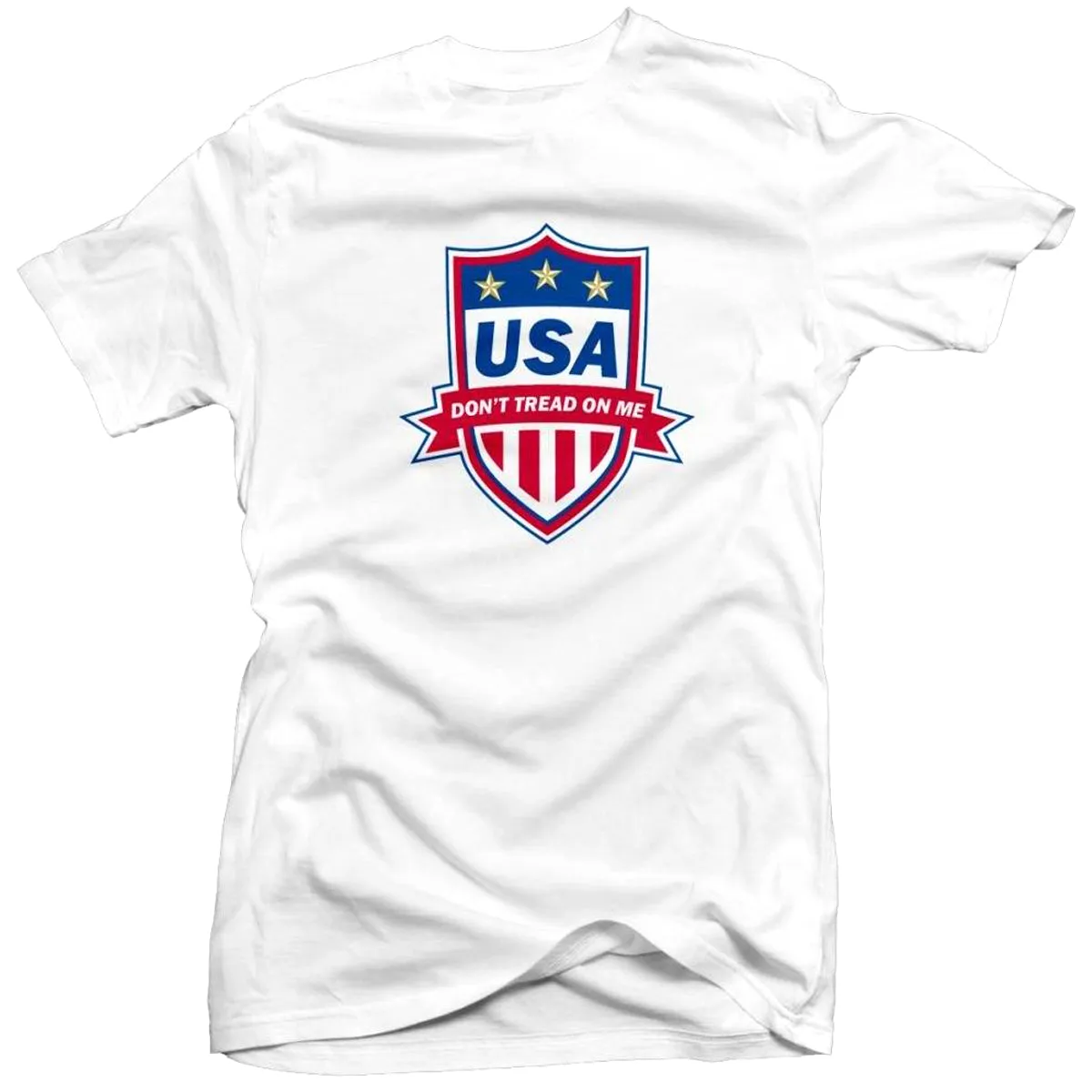 USA Don't Tread on Me Soccer Badge Printed Tee