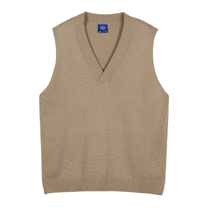 V-Neck Knitted Vest