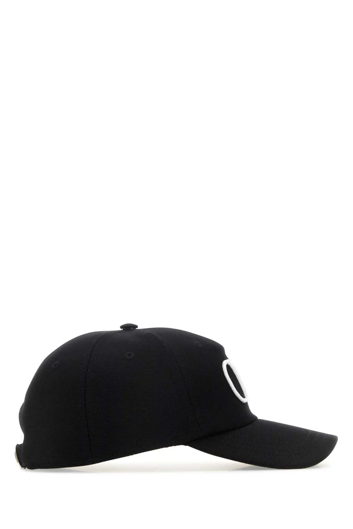 Valentino Garavani Black Cotton Baseball Cap