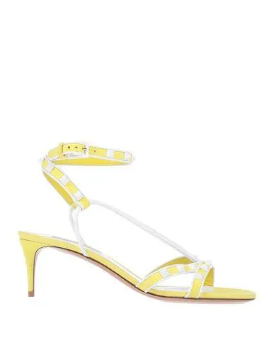 Valentino Garavani Women Sandals Yellow 4 UK