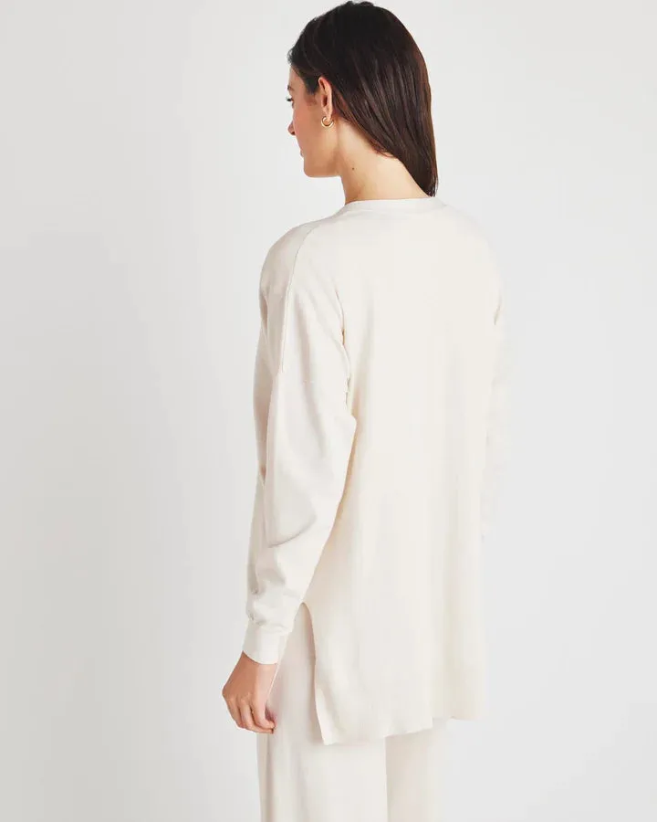 Veronica Tunic Cardigan - Moonstone