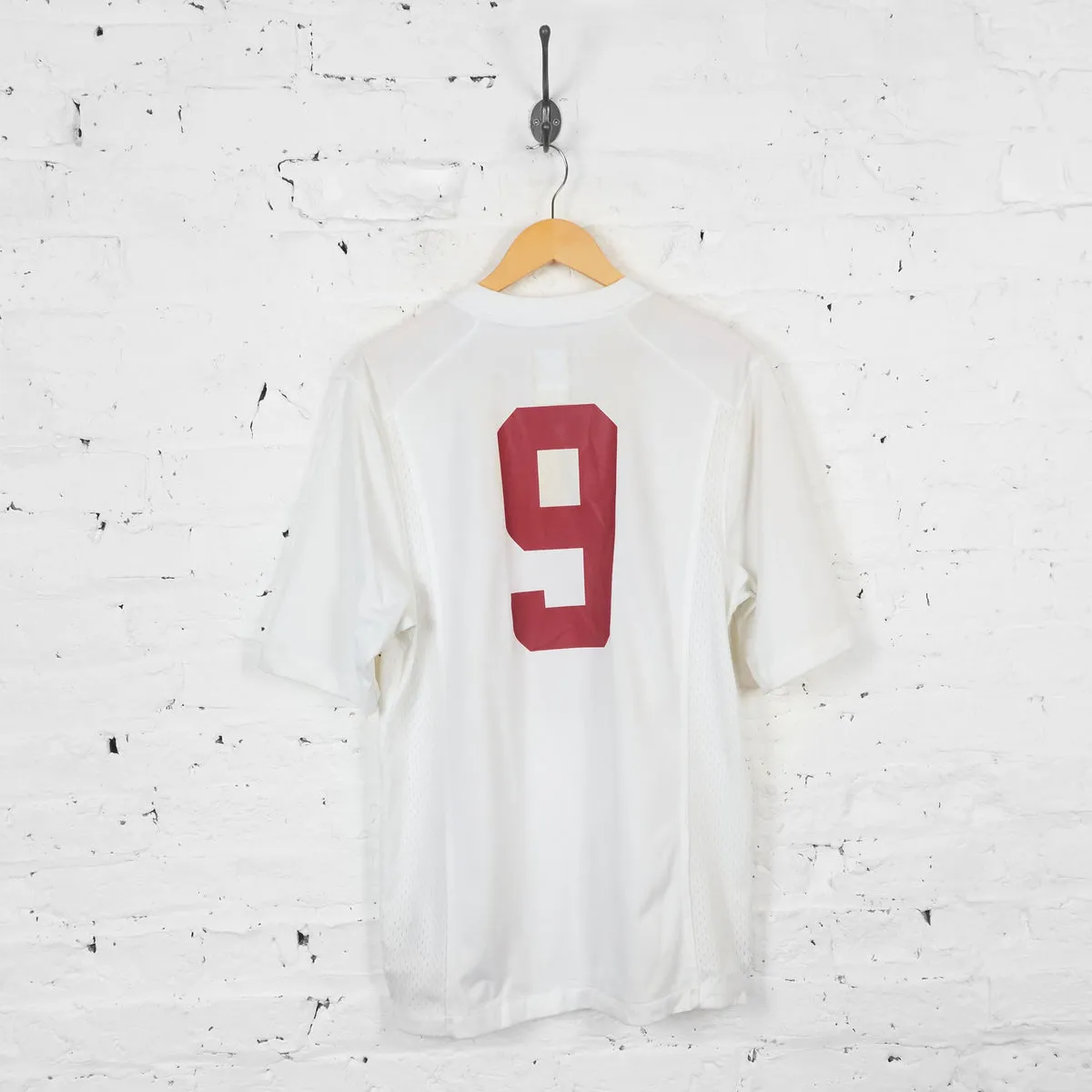 Vintage Nike Football Jersey - White - S