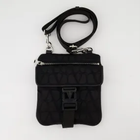 VLogo Canvas Crossbody Bag